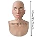 wcpqt Realistic Silicone Female Mask, Breathabl and Soft Lifelike Head Mask,for Halloween Cosplay Fit Party Music Festival