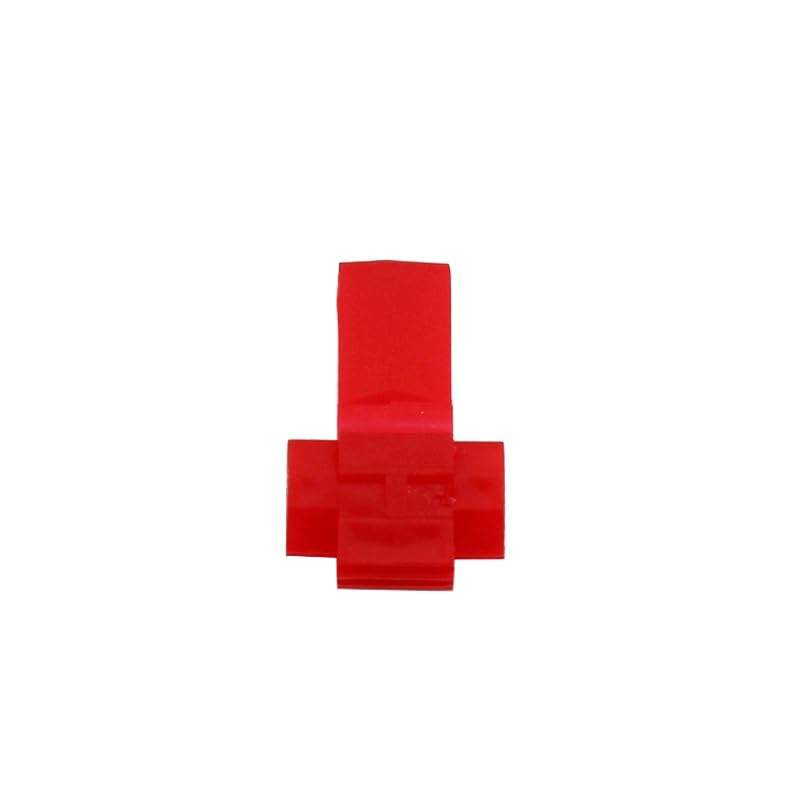500Pcs Electrical Wire Cable Crimp Terminals Quick Splice Red Electrical Cable Connectors Fast Lock Wire Terminals Crimp VUQLDHAYZ