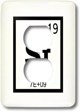 Miniatura 2 de 3dRose LLC LSP _ 32845 _ 6 Stud elemento 2 enchufe Outlet Cover