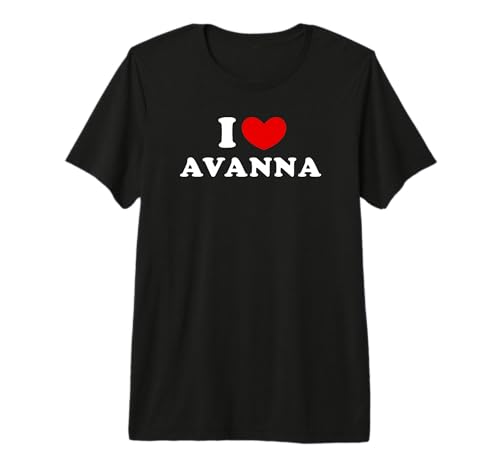 I Love Avanna, I Heart Avanna Premium Tri-blend T-Shirt