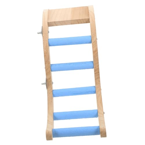 HANABASS Parrot Ladder for Birds Climbing for Parakeets Lovebirds and Macaws Promotes Healthy Chewing and Mental Stimulation Birdcage Accessory