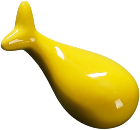 Chopstick Rest Chopsticks Holders Cute Rack and Spoon for Kitchen 4 Pieces of Small Whale Ceramic Support Pillow Pen Racks