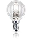 intensidad variable Philips 322263828542 - Bombilla de bajo consumo (230 V, 42 W, E14, luz blanco cálido), pack con 2 unidades