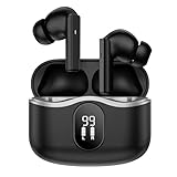 【2025新登場 1台2役】 集音器 高齢者 イヤホン型 しゅうおんき Bluetooth5.4 両耳/片耳対応 Type-C充電式 カナル型 ANC+ENC ノイズキャンセリング 5段階音量調節 小型 軽量 簡単操作 音量調節 遅延ゼロ 自動ペアリング LEDディスプレイ表示 Bluetooth搭載電話/テレビ/音楽対応 敬老の日 母の日 父の日 プレゼント (ブラック)