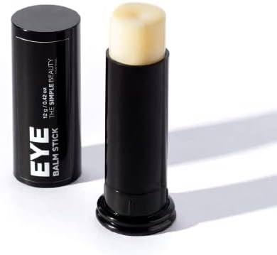 Simple Organic Hyaluronic Acid Eye Balm - Moisturizing with Antioxidants, Reduces Dark Circles, Smooth Fine Lines and Stimulates Collagen, Formulated for Sensitive Skin, Made in Brazil - 12g