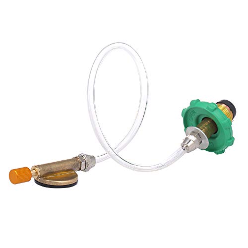 Adaptador de recarga, Romacci Adaptador de reabastecimento de propano para fogão de acampamento Adap