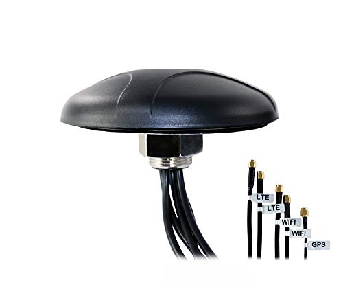 Proxicast 5-in-1 Professional Low-Profile MIMO LTE + Wi-Fi + GPS Screw Mount Combination Vehicle Antenna Compatible with Cradlepoint, Digi, Peplink and Other Modems/Routers (ANT-500-221) by Proxicast - Used condition - US$90.27