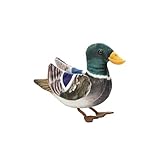 Unipak 8040GN Green Duck Plush Animal Toy, 6-inch Height