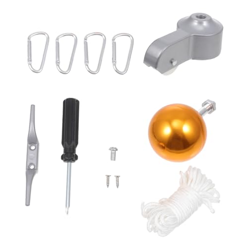 LAPYAPPE 屋外用 不錆鋼旗杆 アクセサリー 耐水防風設計 フラッグポール修理キット 旗棒対応 安定構造