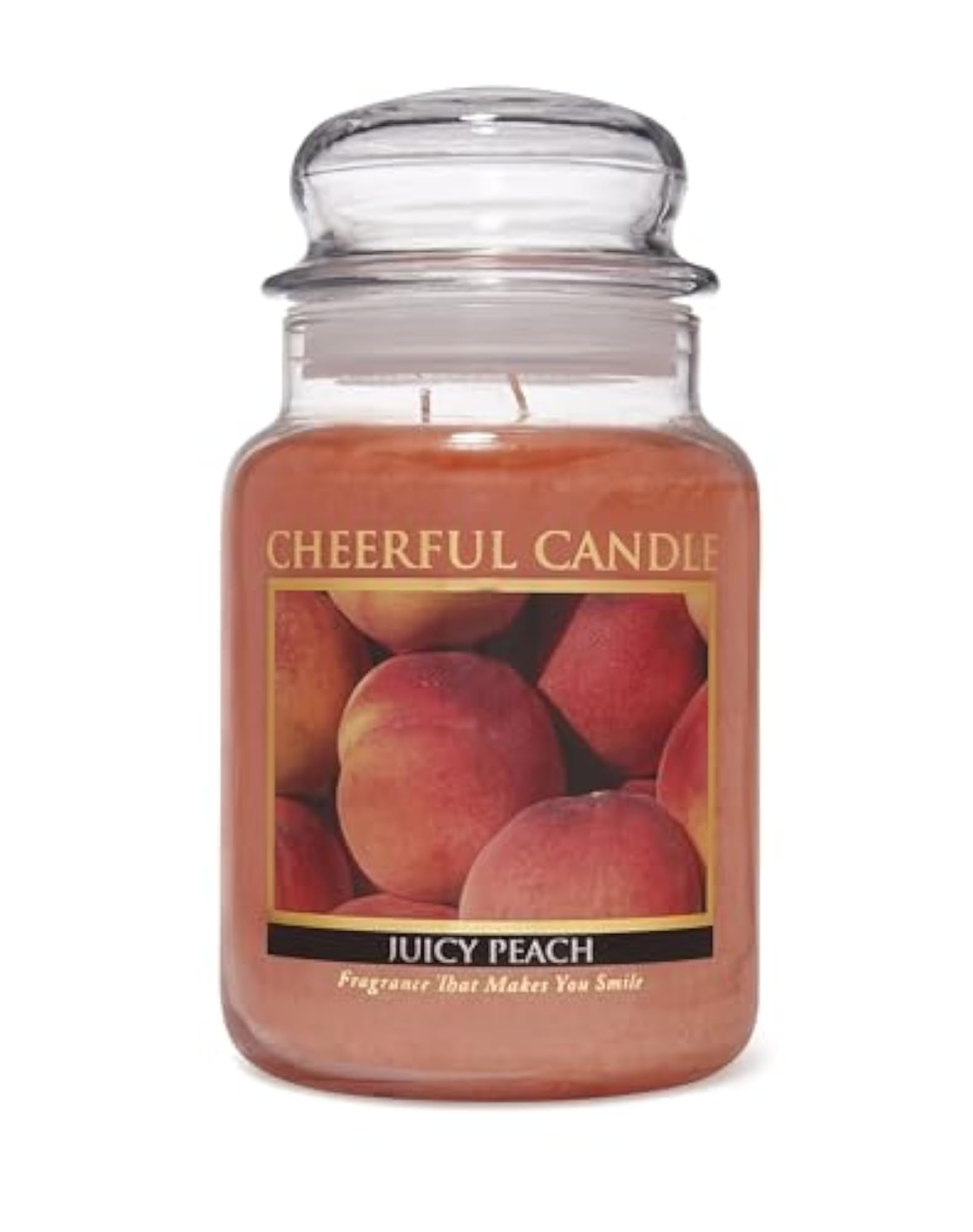 Juicy Peach Jar Candle, 24-Ounce, Fragrant Gift