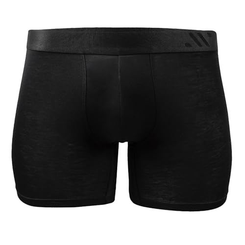ALPHX Men’s Athletic Fit Boxer Briefs | Lightweight, Breathable, Moisture-Wicking Underwear for Large & Muscular Thighs