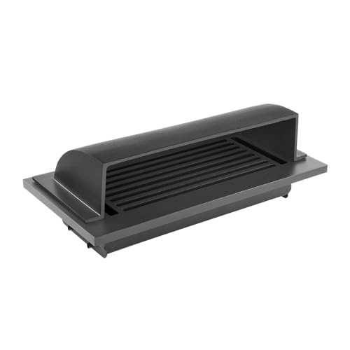 Prima Decorative Hardware Dome Air Deflector 4'x10' Cast Aluminum - Black