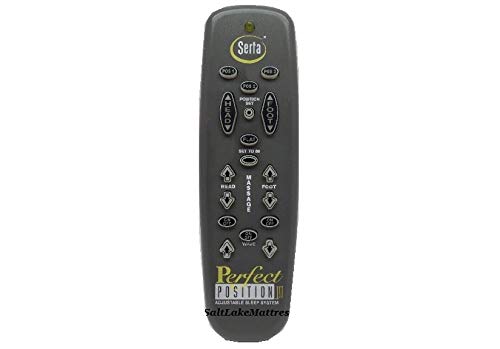 Leggett and Platt Remote (Compatible with Serta Position II/III) Replacement Control for Adjustable Bed