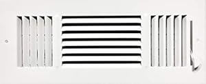 HBW 30,5 x 10,2 cm Lüftungsgitter Stahl