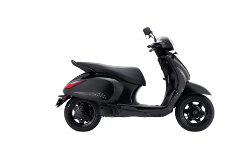 Image of Chetak C3001 by Bajaj Auto High Speed Electric Scooter with charger - Brooklyn Black - Ex-Showroom