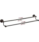 Black Towel Hook Rack with 4 Hooks for Bathroom & Kitchen Matte Finish