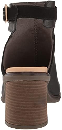 Dr. Scholl's Womens Everly Block Heel Sandal Black Smooth 6 M | Image 2