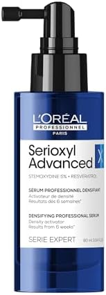 L'Oreal Professionnel Serioxyl Advanced Thickening Serum, For All Scalp Types, Scalp Relief, Hair In Need of Volume and Texture, For Men & Women, Serie Expert, 90 ML