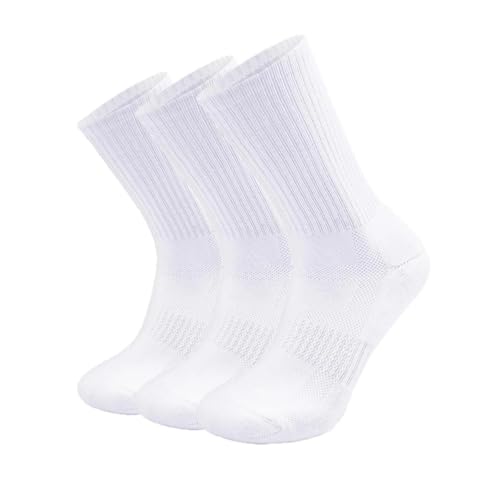 Experience All-Day Comfort with 3-Pair Moisture-Wicking Cushioned Socks for Men & Women