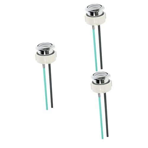 Botón del tanque del inodoro Uonlytech para renovar el baño de tu hogar, pack de 3 2