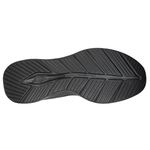 Skechers Skechers Men's Contour Foam Cozy Fit Hands Free Slip-in Sneaker,Black/Black,9.5