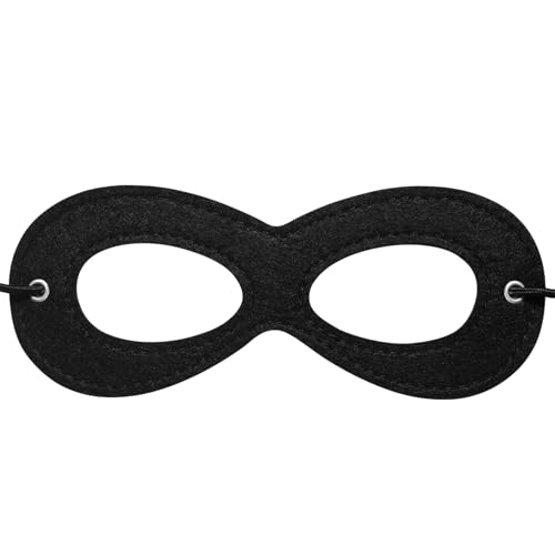 Sparecruise BLACK SUPERHERO MASK Black Eye Masks cover