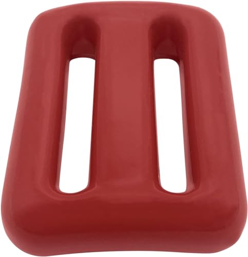 Poolzilla Diving Weight 1.1 LB(0.5 Kg) for Scuba Diving, Diving Weight in Red, Lead Weight with Slits for Placement Along Belt