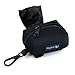 Waggin Tails Poop Bag Dispenser (Black) - Improved Design! - Quick Waste Dispenser with No Dangle Design and 1 Free Roll