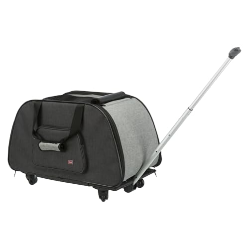 Trixie 28949 Trolley, 34 × 43 × 67 cm, schwarz/grau