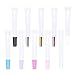 50 PCS Empty long slim 15ml squeeze pink lip gloss tubes lip oil sofe lipgloss tubes (pink lid)