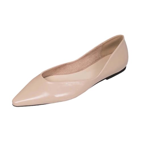 Ballerines plates bout pointu minimalistes au style quotidien et épuré