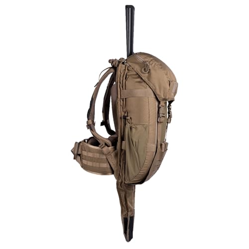 Eberlestock Just One Pack Hunting Pack - Lightweight and Versatile Day Pack for Backcountry Adventures - Built-In Rifle Scabbard - Expandable to 6500 c.i. - Military Green