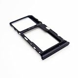 SIM Card Tray Holder Slot Replacement Compatible with TCL 30 XE 5G T767 (Black)