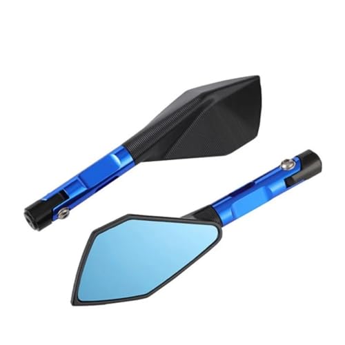 Espejo retrovisor para motocicleta izquierdo y derecho ajustable para manillar de moto 7