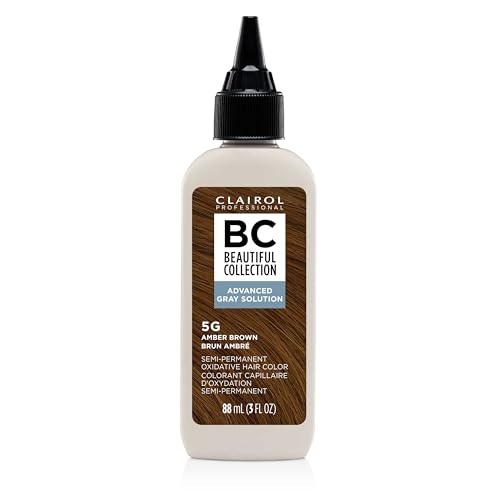 Clairol Professional Beautiful Collection Advanced Gray Solutions, 5G Amber Brown, 3 oz.