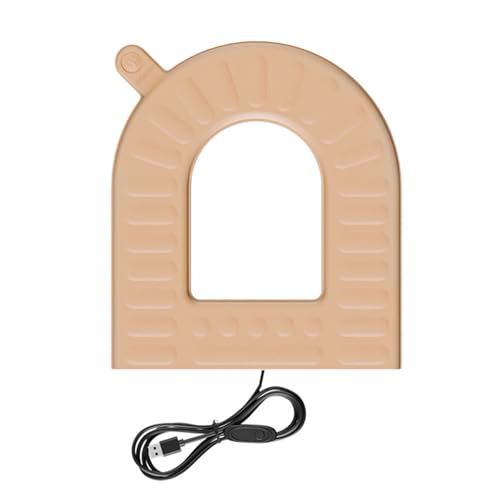 便座シート 電熱便座カバー 加熱 トイレカバー USB充電 3段階調整 便座カバー 温水洗浄便座 温熱 便座 ずれない便座シート 便座カバー 貼る 節電 暖かい 防臭 防寒 便座 トイレ用品 便座カバー o型 全型対応(コーヒー色)