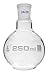 Florence Boiling Flask, 250ml - 24/29 Interchangeable Joint - Borosilicate Glass - Round Bottom - Eisco Labs
