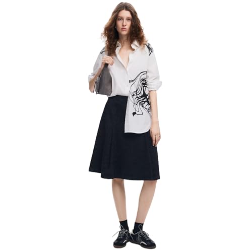 Image of Desigual Women's Woman Woven Shirt Long Sleeve