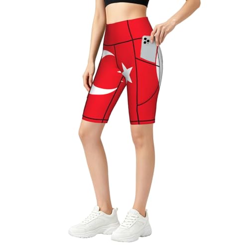 Legging Turquie taille haute anti-glissement - Pantalon doux yoga et gym femme