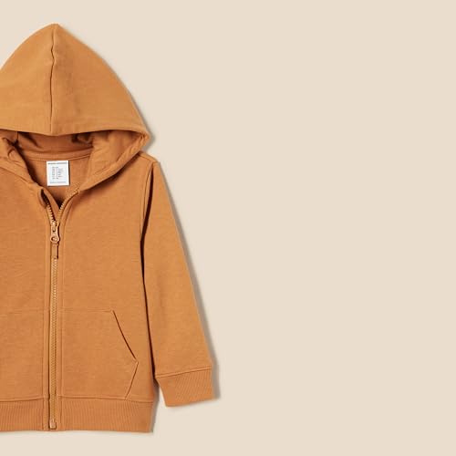 Amazon Essentials Unisex Toddlers and Babies' French Terry Zip-Up Hoodie, Multipacks2