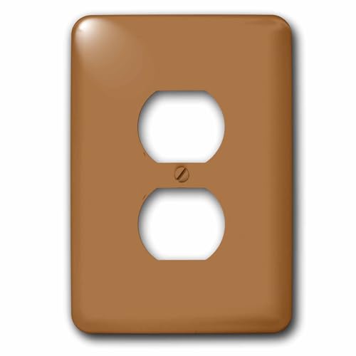 Cache-prise 3dRose lsp_204780_6 plaque murale décorative motif café noisette pour interrupteur