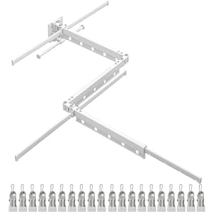 Hoimpro H_CDR_003 Wäscheständer Wandmontage Weiß