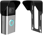 No Drill Rain Cover Compatible with Video Doorbell Battery Doorbell & Older 1/2/3/4 2nd Gen & 3 Plus Rain Shield Anti-Glare Protection Weather Protector Height Adjustable