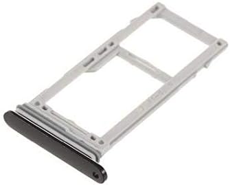 /G New Dual SIM + SIM2/Micro SD Card Tray Holders For Samsung Galaxy S9 G960 G960F S9 Plus G965 G965F (Black)