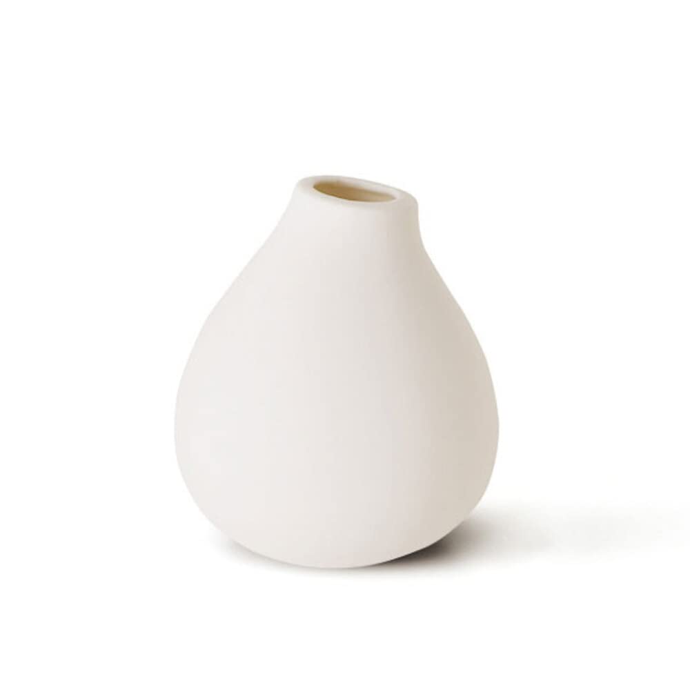 TAMAKI T-910566 AYA (Aya) Flower Vase, White, 3.1 x 3.5 inches (8 x 9 cm) : Food, Beverages & Alcohol