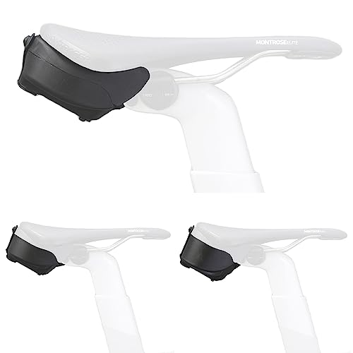Aeroclam P1 Product Bundle, Aeroclam P1 Small - Medium Lower Section - Large Lower Section, Seat Bag Cycling Bike Saddle Bag Compact Under Seat Hard Shell Waterproof Aerodynamic for Mountain Road Bike Concave Top