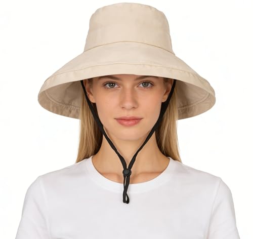 Sombrero de sol para mujer con ala ancha para verano miniatura 6