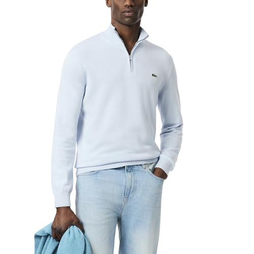 Image of Lacoste Men's Cotton Quarter Zip Sweater