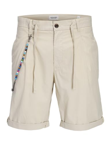 Chino short SRT Jack & Jones Emilio plissé pour homme en coton casual