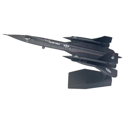 Modèle avion 1/144 US Lockheed SR71 Blackbird miniature métal moulé sous pression